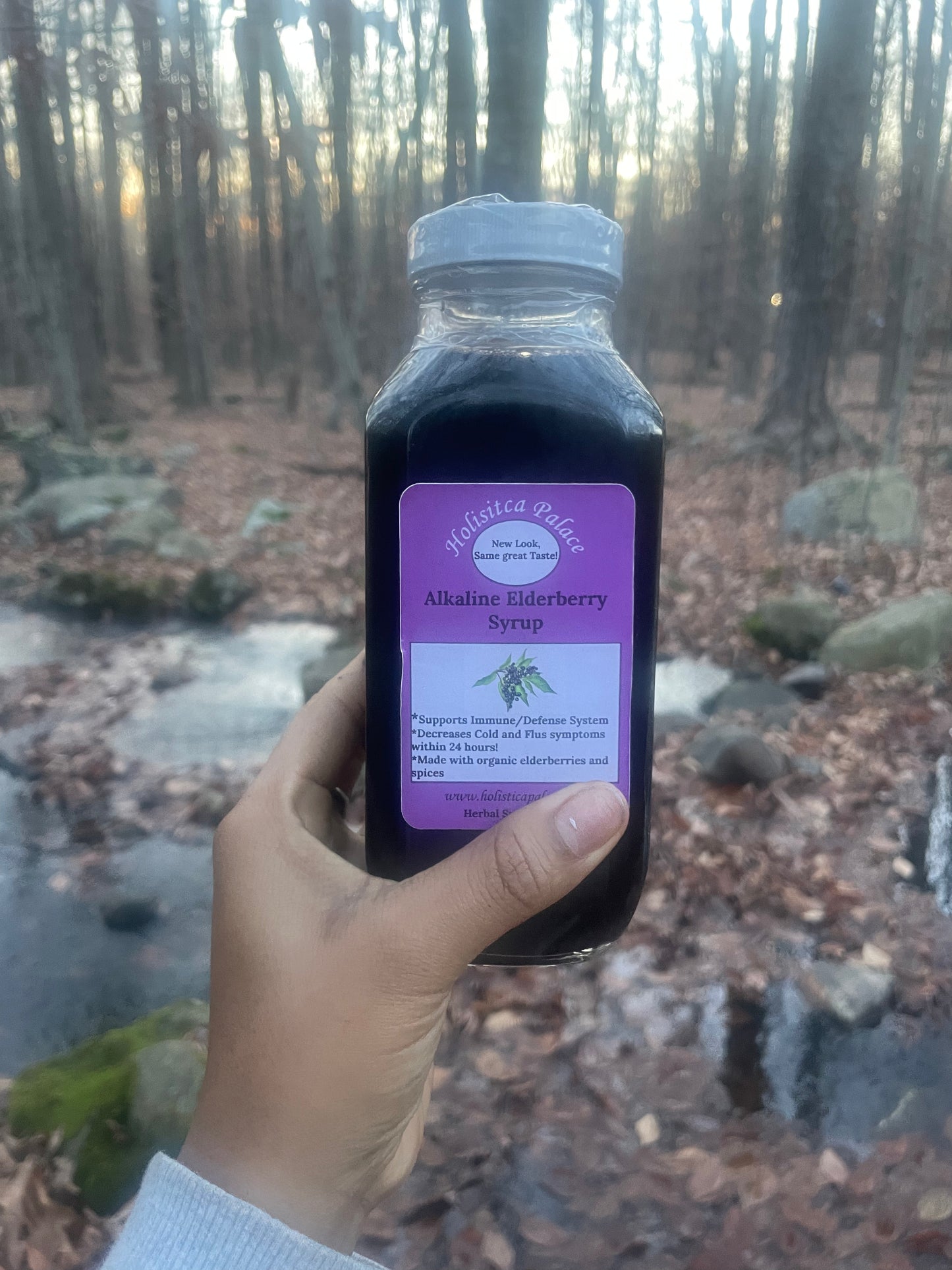 Alkaline Elderberry Syrup